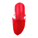 Guarda-lamas frontal vermelho/ vermelho racing , Neco Gpx 125