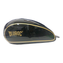 Deposito gasolina (Preto/Ouro), Bluroc/Bullit (Hero 125)
