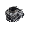 Kit - Cilindro (125cc / 52.4mm cav 15mm) + piston (c/ Rasgos p/ válvulas), GY6 125, 152QMI
