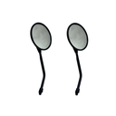 Kit Espelhos - Brixton (Felsberg 125 E5) ; (Cromwell 125 E5)