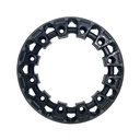 Aro decorativo, preto, jante 7" - TOX (ATV)