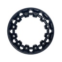 Aro decorativo, preto, jante 7" - TOX (ATV)
