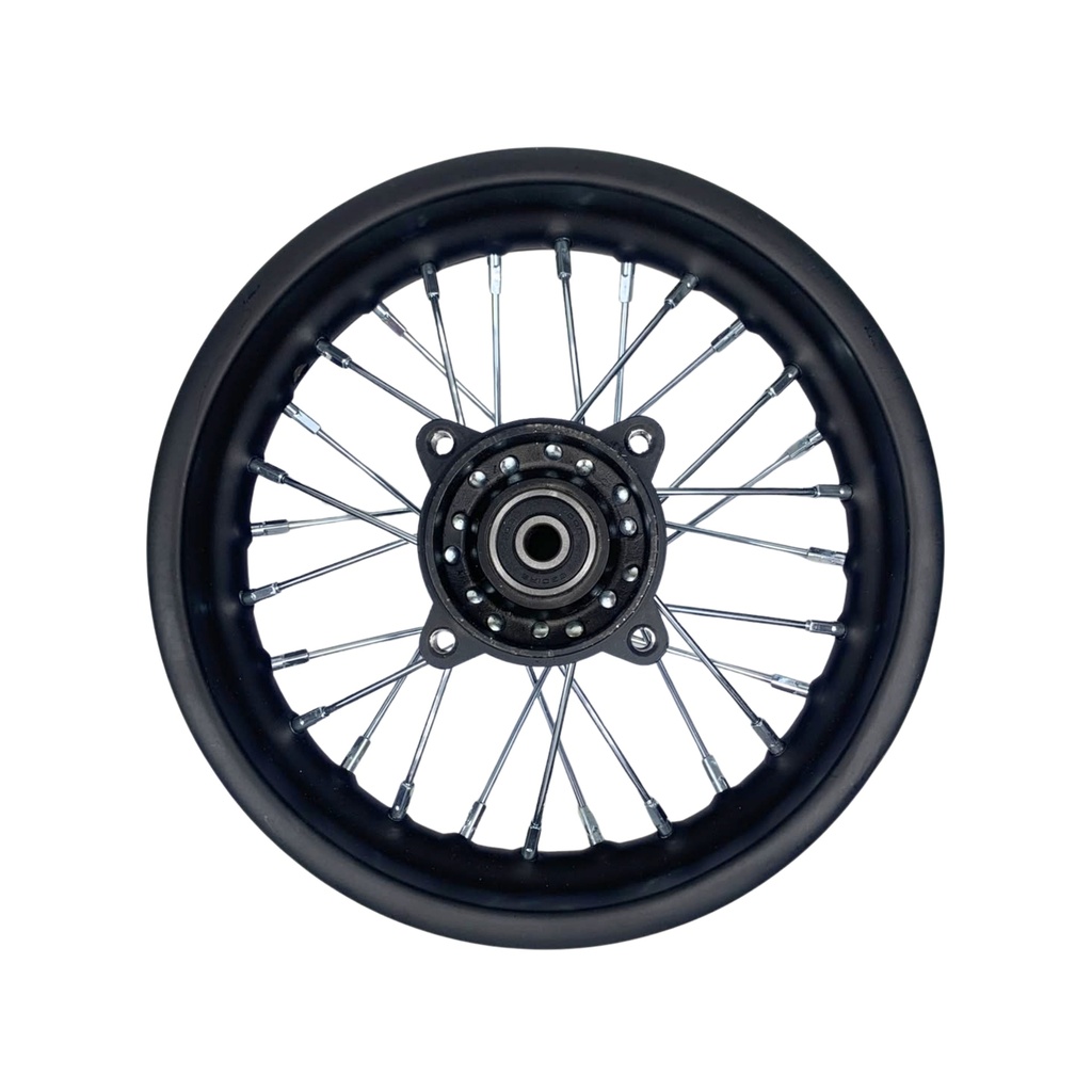 Jante Traseira 10" (Preta) - (1.85x10'' / eixo 12mm) - Tox Jumper (MD06)
