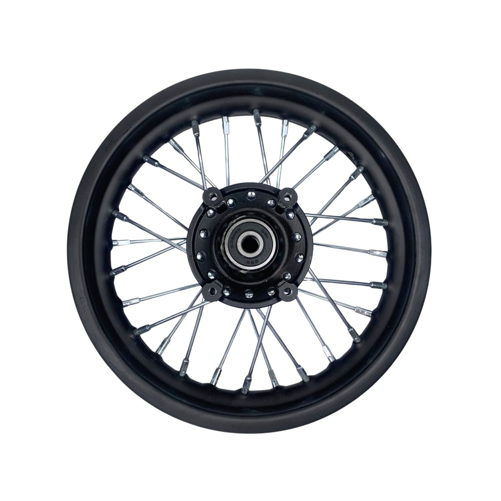 Jante Traseira 10" (Preta) - (1.85x10'' / eixo 12mm) - Tox Jumper (MD06)