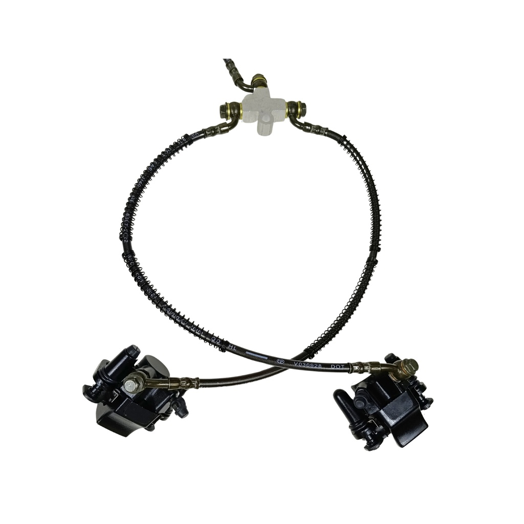 Bomba travao dianteiro completa (pinça esq+drt) (700mm/450mm) - Tox (Viper VR 125 (A125))
