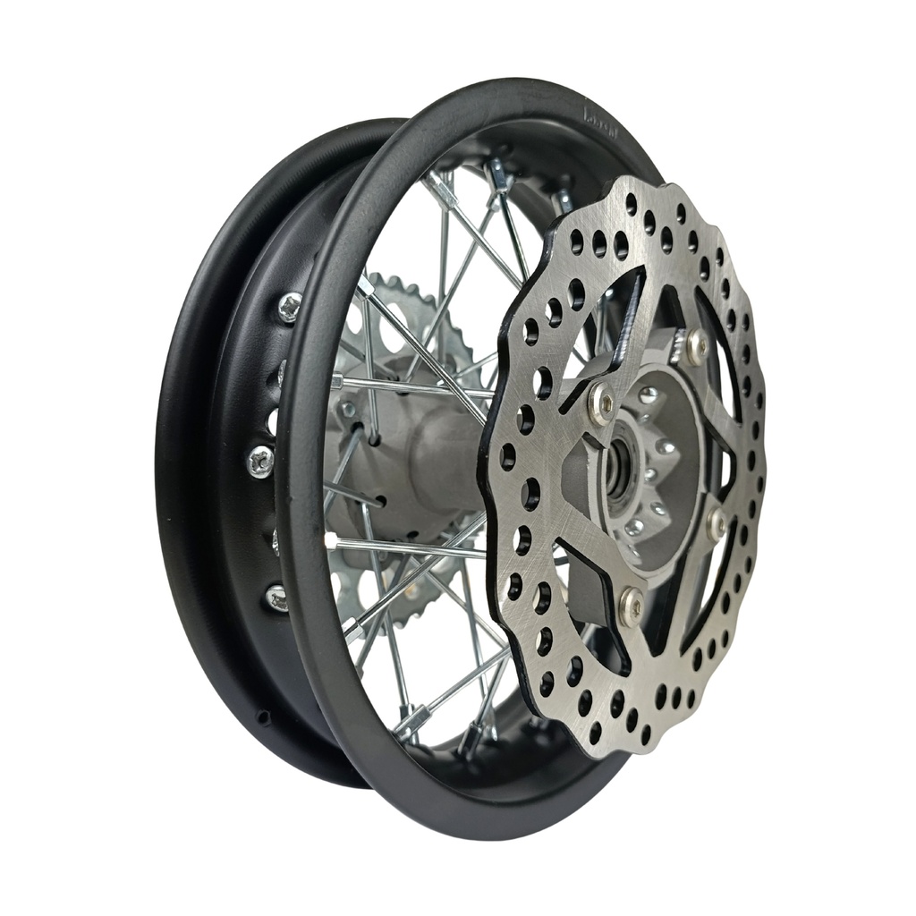 Jante traseira completa 10" eixo 15mm - YCF / Pitbike