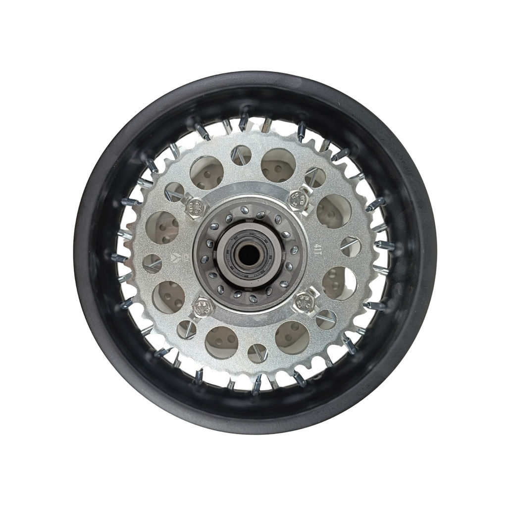 Jante traseira completa 10" eixo 15mm - YCF / Pitbike
