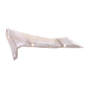 Carenagem lateral baixo ESQ (junto ao pousa pés) (Branco) ALEXONE 125