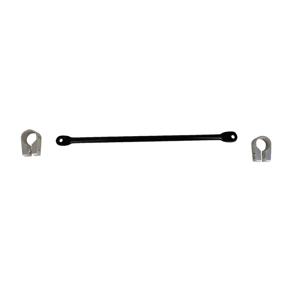 Barra do Guiador com abraçadeiras (L: 305mm / Ø: 10mm)