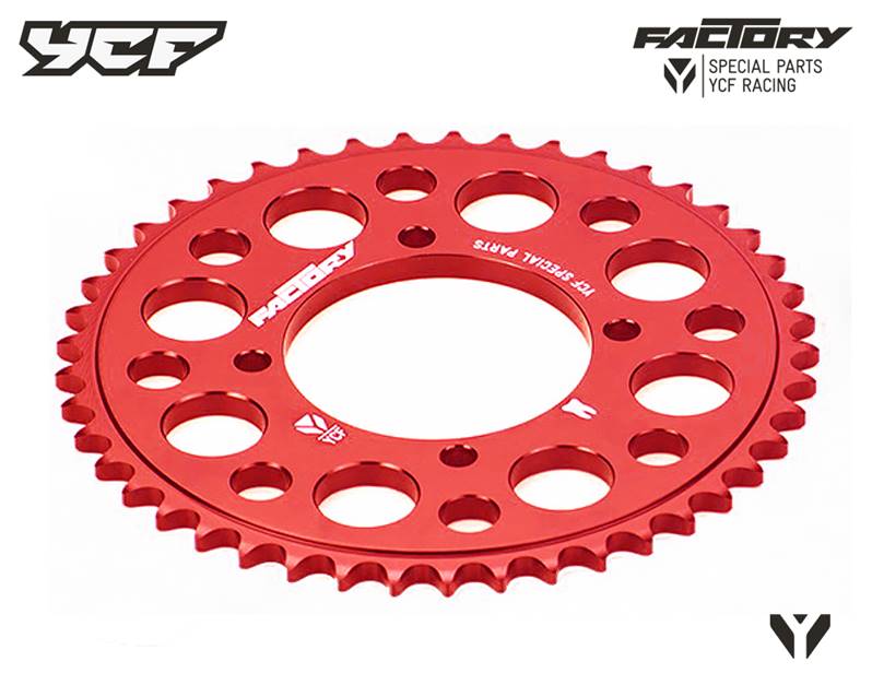 Cremalheira CNC 47T / 420H, C: Ø76mm / FF: 92mm, YCF / Pitbike