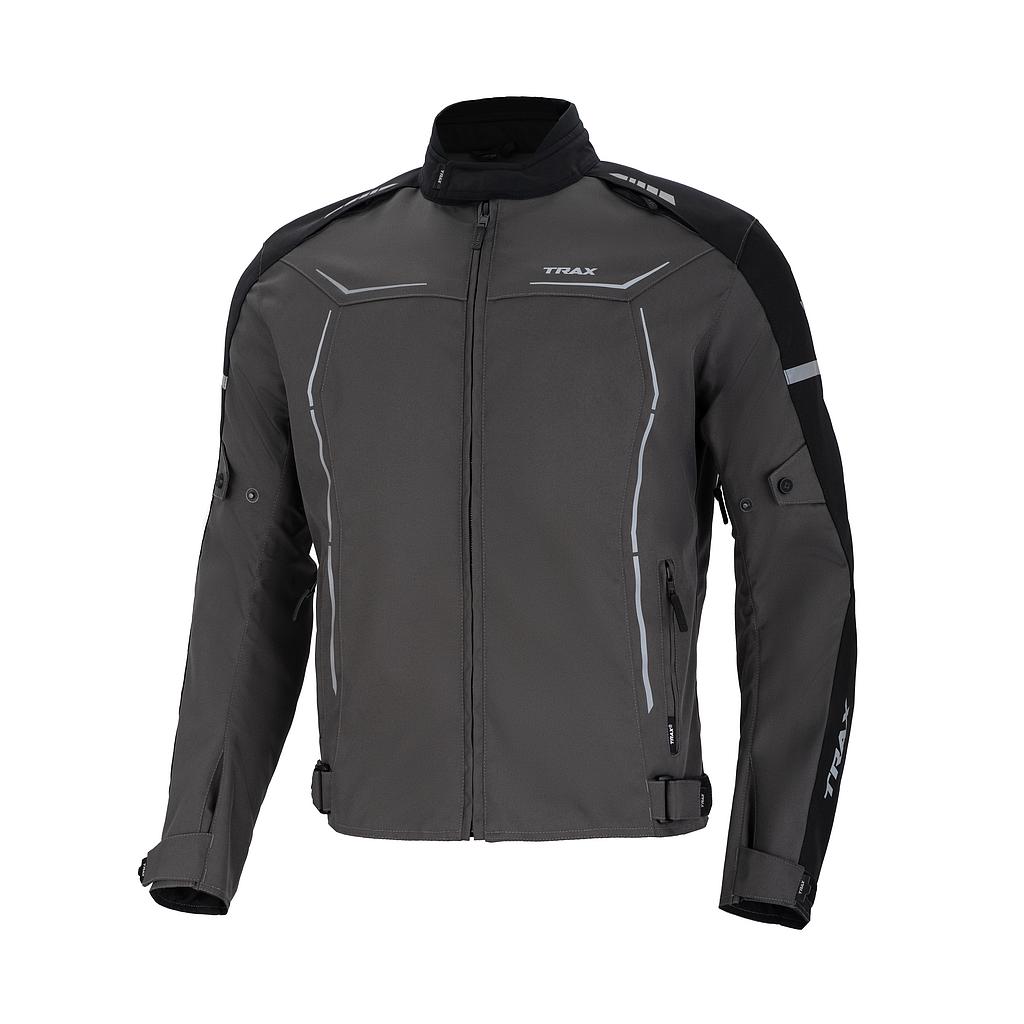 TRAXMOTO: Casaco Reflex Black/Titanium Grey - Homem