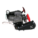 Motor de caixa desmultiplicada T8F (13T) + arranque Eletrico (completo) - Tox (QD03K E-Start) / minimoto / ATV 49