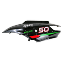 Carenagem TRAS ESQ (Preto Racing) Neco (One 12)
