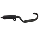 Sistema de escape Completo (preto) EU5 - Brixton Cromwell 125; Rayburn