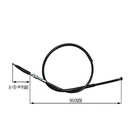Cabo de Embraiagem,  L=900 A+B=93mm - YCF (SM 190) / Pitbike