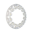 Aro decorativo jante 7" (Ø 200mm) branco - TOX (ATV)