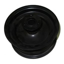 Jante dianteiro 6" (preto mate) (s/ rebordo do aro decorativo) - Tox (mini-Madox 49 QD07/Madox 90)