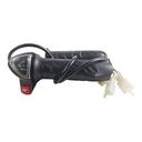 Kit - Punho Esq + Acelerador c/ mostrador de nivel de carga e botao ON/OFF - Tox (EQD03 36V / 500W-800W) ATV Electrica (36V)