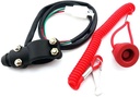 Botao STOP / KILL-SWITCH (2 fios) (c/ capsula) - Tox