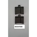 Pastilhas de travao Neco (GPX 125) / (altura: 55mm - largura: 51mm)