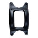 Suporte de guarda-lamas dianteiro (liga de aluminio) preto fosco, Bluroc/Bullit (Legend 125)